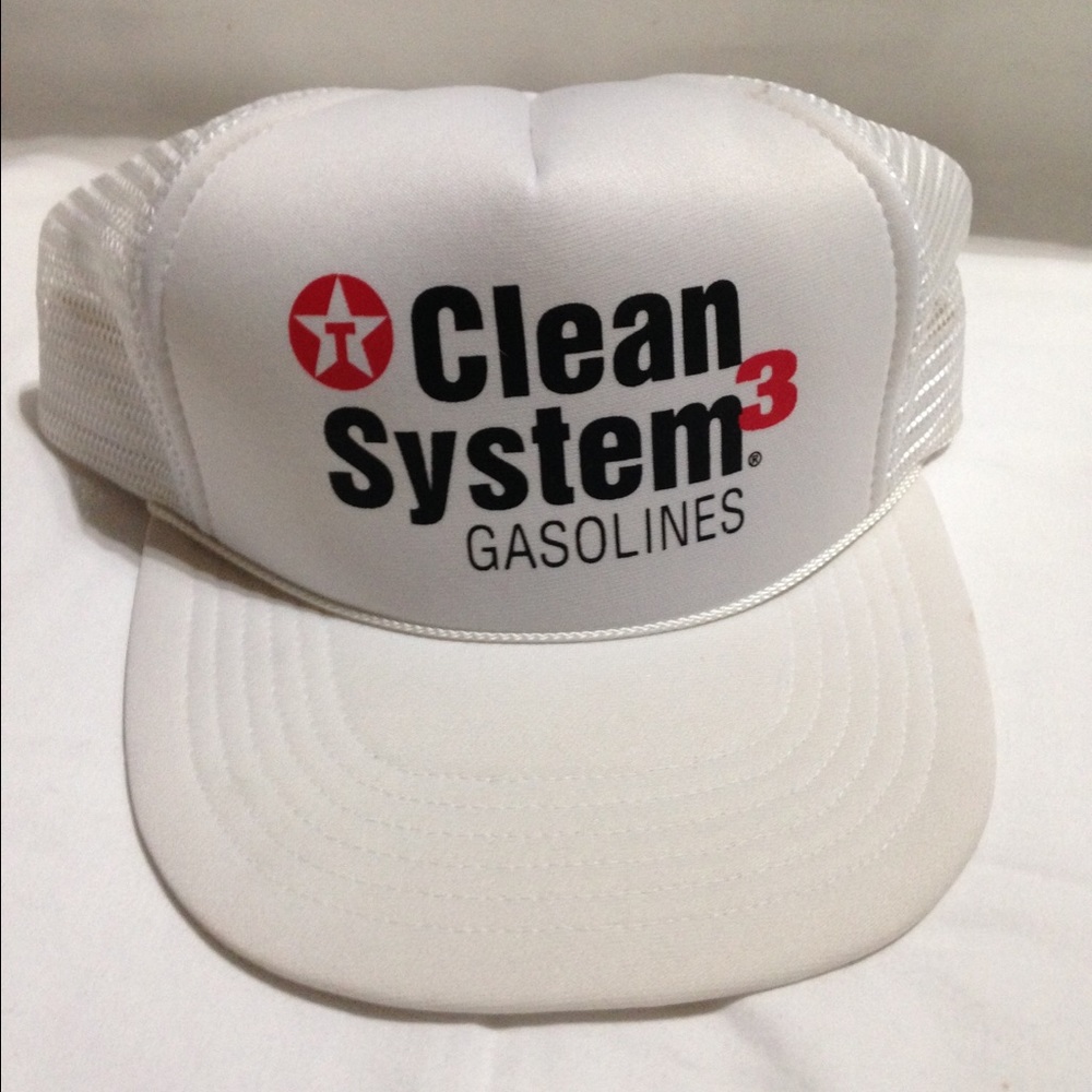 Vintage Texaco Oil SnapBack baseball cap hat mesh